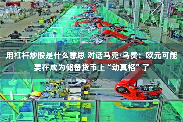 用杠杆炒股是什么意思 对话马克·乌赞：欧元可能要在成为储备货币上“动真格”了