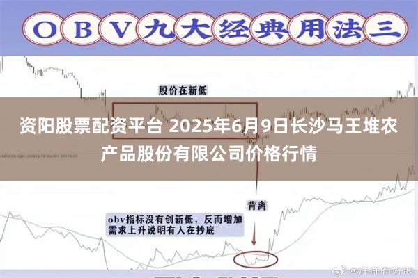 资阳股票配资平台 2025年6月9日长沙马王堆农产品股份有限公司价格行情